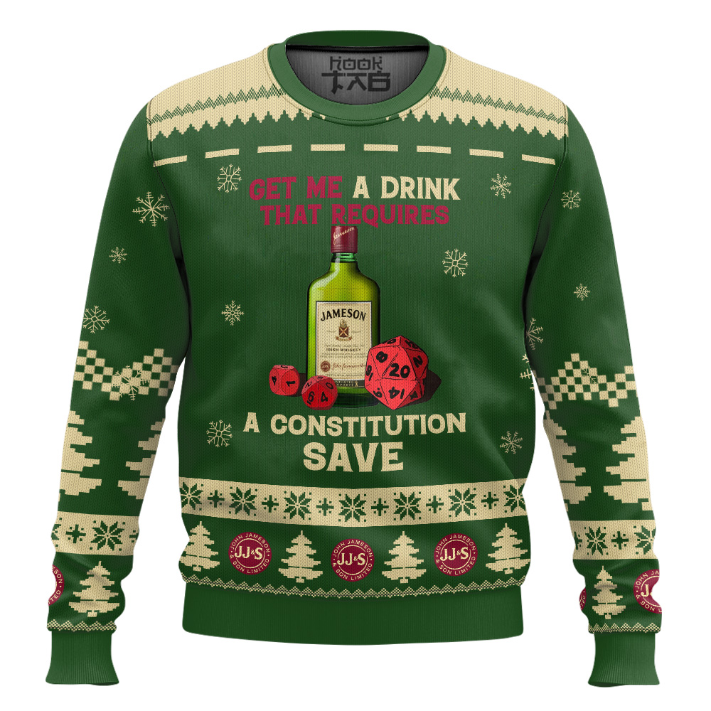 Hooktab Jameson Constitution Save Ugly Christmas Sweater Hooktab Jameson Constitution Save Ugly Christmas Sweater