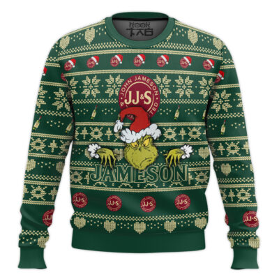 Jameson Grinch Ugly Christmas Sweater