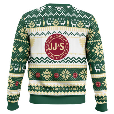 Hooktab Jameson Irish Whisky Ugly Christmas Sweater