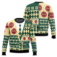 Hooktab Jameson Suit And Tie Ugly Christmas Sweater