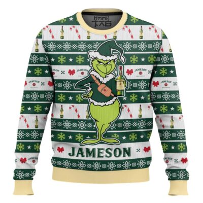 Jameson The Grinch Ugly Christmas Sweater