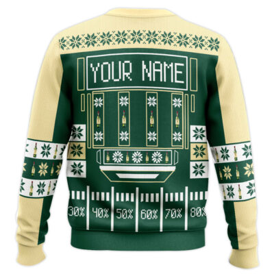 Hooktab Jameson Whiskey – Custom Name Ugly Christmas Sweater