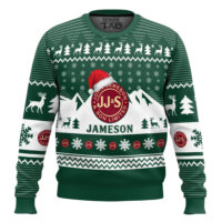 Hooktab Jameson Whiskey Ugly Christmas Sweater