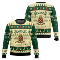 Hooktab Jameson Whisky Ugly Christmas Sweater