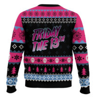 Hooktab Jason Voorhees Camper Friday The 13th Ugly Christmas Sweater