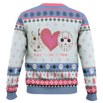 Hooktab Jason Voorhees Can’t Wait For Friyay Ugly Christmas Sweater