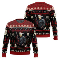 Hooktab Jason Voorhees Firday The 13th Ugly Christmas Sweater