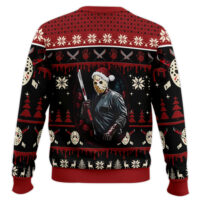 Hooktab Jason Voorhees Firday The 13th Ugly Christmas Sweater
