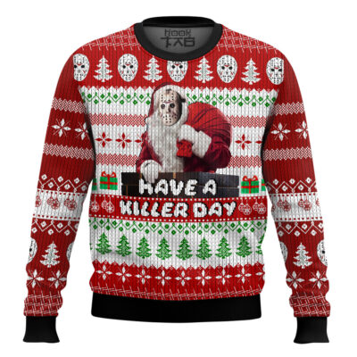 Jason Voorhees Have A Killer Day Friday The 13th Ugly Christmas Sweater