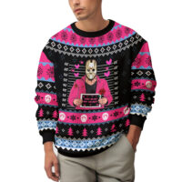 Hooktab Jason Voorhees You Slay My Heart Ugly Christmas Sweater