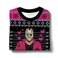 Hooktab Jason Voorhees You Slay My Heart Ugly Christmas Sweater