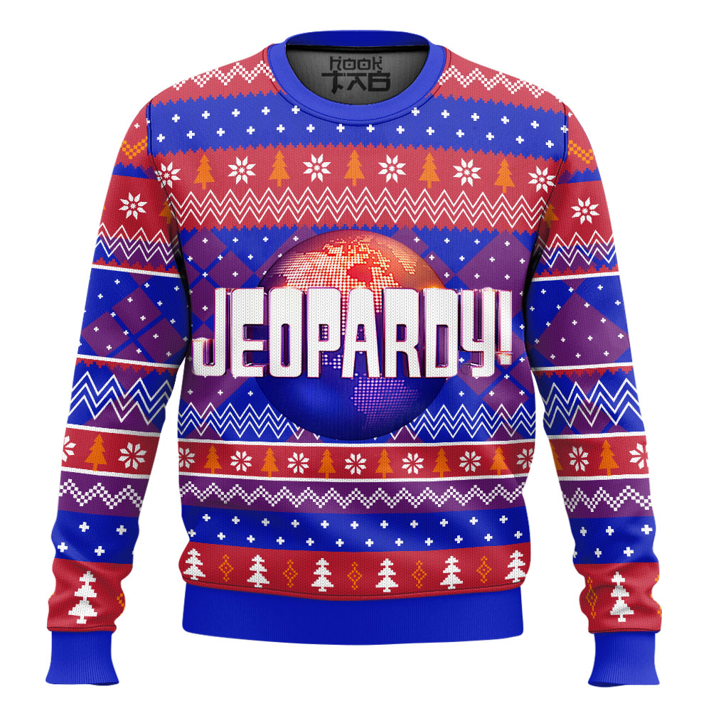 Hooktab Jeopardy! Ugly Christmas Sweater Hooktab Jeopardy! Ugly Christmas Sweater