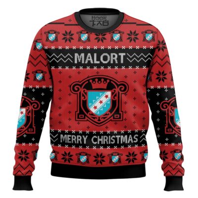Jeppson's Malort Merry Christmas Ugly Christmas Sweater