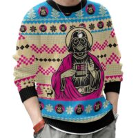 Hooktab Jesus Darth Vader Star Wars Ugly Christmas Sweater