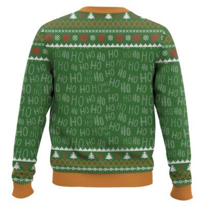 Hooktab Jesus I Saw That Grinch Ugly Christmas Sweater