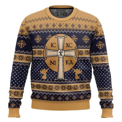 Jesus IC XC Ugly Christmas Sweater