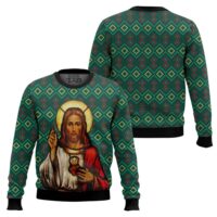 Hooktab Jesus Ugly Christmas Sweater
