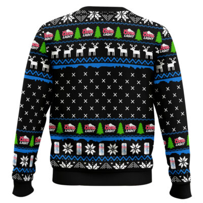 Hooktab Jesus With Coors Light Ugly Christmas Sweater