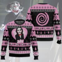 Hooktab Jigsaw Billy The Puppet Horror Ugly Christmas Sweater
