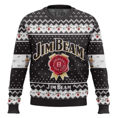 Jim Beam Bourbon Ugly Christmas Sweater