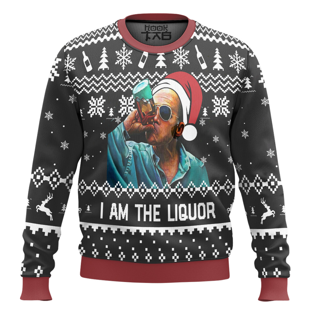 Hooktab Jim Lahey I Am The Liquor Ugly Christmas Sweater Hooktab Jim Lahey I Am The Liquor Ugly Christmas Sweater
