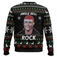 Hooktab Jingle Bell Rock Dwayne Johnson Ugly Christmas Sweater