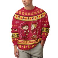 Hooktab Jingle Jangle The Year Without A Santa Claus Ugly Christmas Sweater