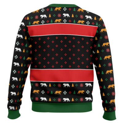 Hooktab Joe Exotic Merry Christmas Tiger King Ugly Christmas Sweater