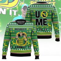 Hooktab John Cena Respect Earn It Never Give Up WWE Ugly Christmas Sweater