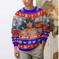 Hooktab John Cena WWE Ugly Christmas Sweater