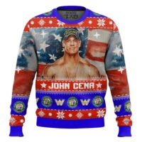 Hooktab John Cena WWE Ugly Christmas Sweater