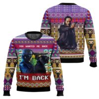 Hooktab John Wick I'm Back Ugly Christmas Sweater