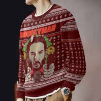 Hooktab John Wick The Boogeyman Ugly Christmas Sweater