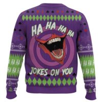 Hooktab Joker Ha Ha Happy Christmas Ugly Christmas Sweater