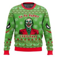 Hooktab Joker Happy Christmas Ugly Christmas Sweater