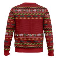 Hooktab Jolly Old Saint Nic Nicolas Cage Ugly Christmas Sweater