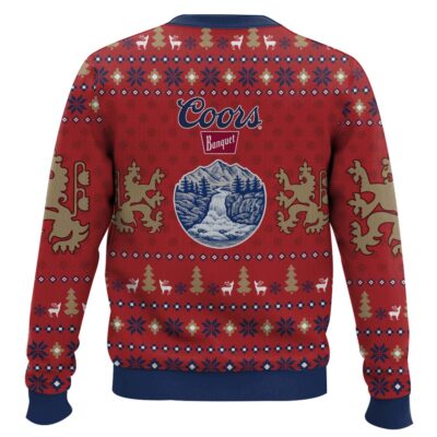 Hooktab Just Coors Banquet Ugly Christmas Sweater