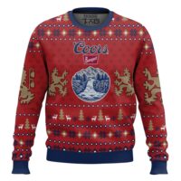 Hooktab Just Coors Banquet Ugly Christmas Sweater