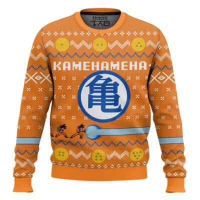 Kamehameha Dragon Ball Ugly Christmas Sweater