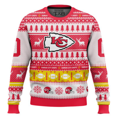 Kansas City Chiefs - Custom Name And Number Ugly Sweater