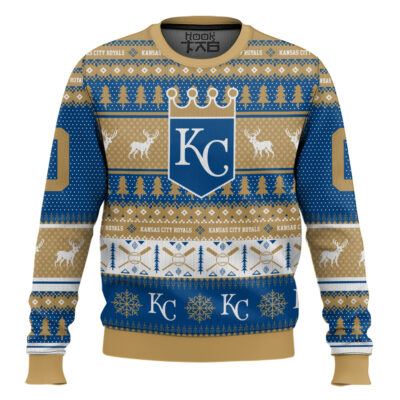 Kansas City Royals - Custom Name And Number Ugly Sweater