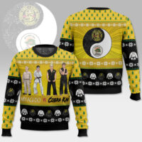Hooktab Karate Kid vs Cobra Kai Ugly Christmas Sweater
