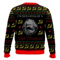 Hooktab Karl Marx "I'm Dreaming Of A Red Christmas" Ugly Christmas Sweater