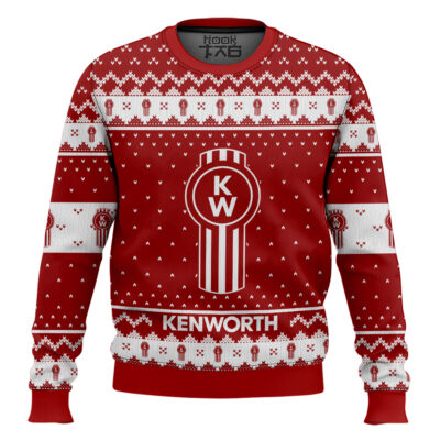 Kenworth Semi Truck Ugly Christmas Sweater