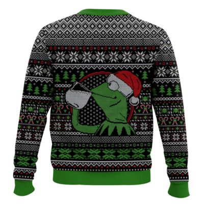 Hooktab Kermit The Frog None Of My Business Ugly Christmas Sweater