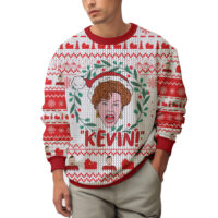 Hooktab Kevin Home Alone Ugly Christmas Sweater
