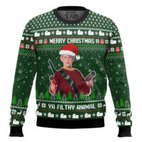 Hooktab Kevin Ya Filthy Animal Home Alone Ugly Christmas Sweater