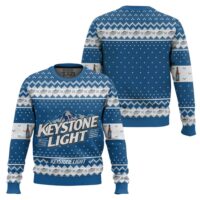 Hooktab Keystone Light American Beer Ugly Christmas Sweater