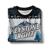 Hooktab Keystone Light Beer Ugly Christmas Sweater