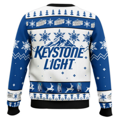 Hooktab Keystone Light Brews Ugly Christmas Sweater